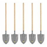 Set 5 harlete profesionale cu coada montata, 21,5x30,5x110 cm