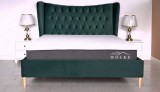 Pat Lora 160x200 cm Tapitat Catifea Verde Somiera Inclusa (cod ML 2302-14)