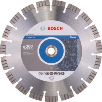Bosch Disc diamantat granit/piatra 300x20/25.4 Best - 3165140581530 foto