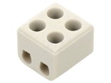 Regletă de conexiuni ceramică cu 4 borne - SEZ DK