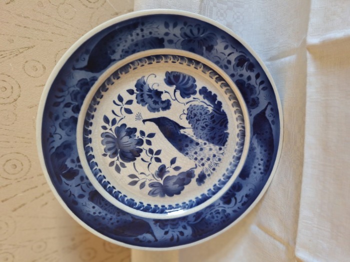 Farfurie ceramica , de colectie, Danemarca