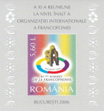 ROMANIA 2006 LP 1741 FRANCOFONIA BLOC MNH