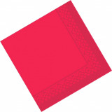 Cumpara ieftin Servetele Tissue - Basic Red / 40 x 40 cm / 200 buc