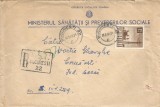 Romania, plic recomandat, circulat intern, 1968