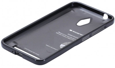 Husa silicon Mercury Goospery Jelly Case neagra pentru Asus ZenFone Go ZC500TG foto