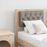vidaXL Tăblie cap Altele Maroniu și taupe 150 cm Lemn masiv de pin 879007