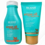 Set Travel Size Reparator cu Argan si Keratina Beaver