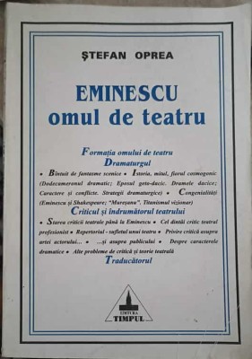 EMINESCU OMUL DE TEATRU-STEFAN OPREA-253557 foto