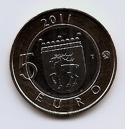 Finlanda 5 Euro 2011 (Provinciile Finlandei - Aland) KM-177 (2)