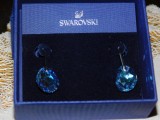 SWAROVSKI, cercei noi, originali, aurora boreala