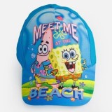 Șapcă de vară pentru copii, Bleu, cu model Sponge Bob, Mărimea 54, CMCLASS