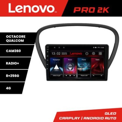 Navigatie Peugeot 607 Android radio gps internet 8 core QLED 2K 8+256 360 Lenovo CarStore Technology foto