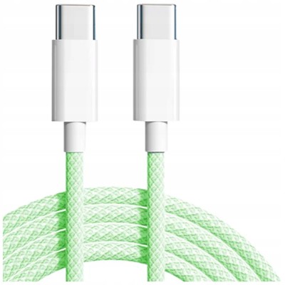 Co2 &amp;Icirc;ncărcător Usb-C Cablu De &amp;Icirc;ncărcare Rapidă Usb Tip C Pentru Iphone 15 1M Verde foto