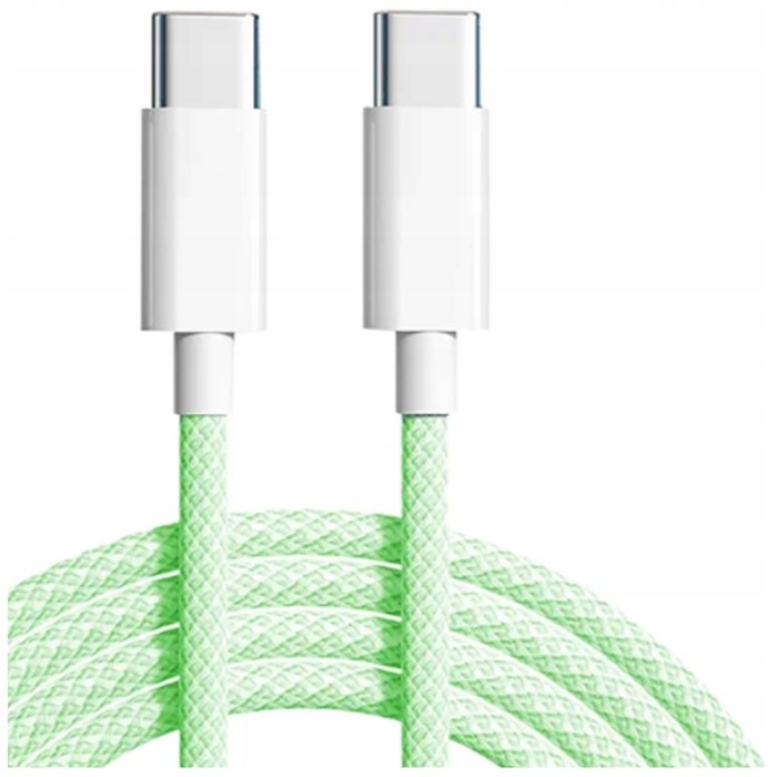 Co2 &Icirc;ncărcător Usb-C Cablu De &Icirc;ncărcare Rapidă Usb Tip C Pentru Iphone 15 1M Verde