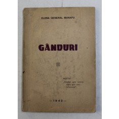 GANDURI de ELENA GENERAL MANAFU , 1942