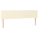 Cumpara ieftin Tablii de pat, crem, 180x5x78/88 cm, piele ecologica