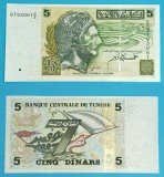 Tunisia 5 Dinars 2008 &#039;Hanibal Barca&#039; UNC serie: 9793061 p92