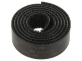 Bandă arici acril neagră 25mm x 1m