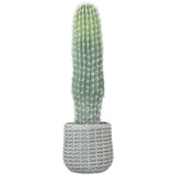 HOMCOM Cactus artificial 66 cm, plantă artificială decorativă cu ghiveci pentru decor interior, verde | Aosom Romania