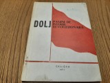 DOLJ Pagini de Istorie Revolutionara - Florian Tanasescu (dedicatie-autograf), Luchian Deaconu - Editura PCR Comitetul Judetean Dolj, 1971, 165 p.