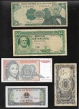 Set 5 bancnote de prin lume adunate (cele din imagini) #379, Asia