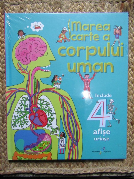 Marea carte a corpului uman &ndash; Minna Lacey (Include 4 afise uriase)
