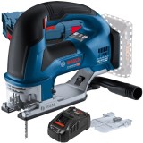 Bosch GST 18V-155 BC + GAL 1880 CV - Fierastrau pendular fara acumulatori Li-Ion 18 V - Ah valiza speciala accesorii + Incarcator acumulatori