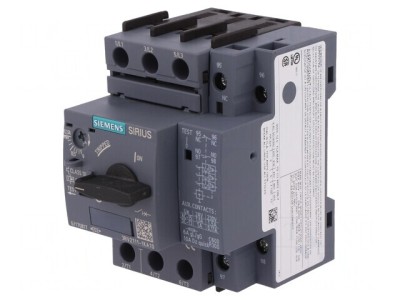 &amp;Icirc;ntrerupător motor 5.5kW 220-690VAC pentru şină DIN 3RV2 foto