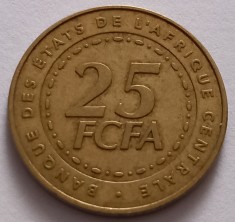 Africa Centrala , 25 Francs 2006