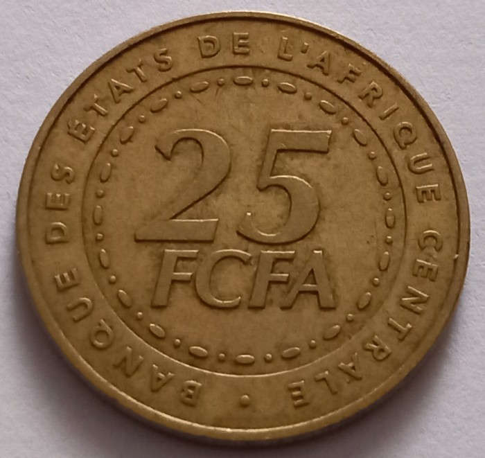 Africa Centrala , 25 Francs 2006