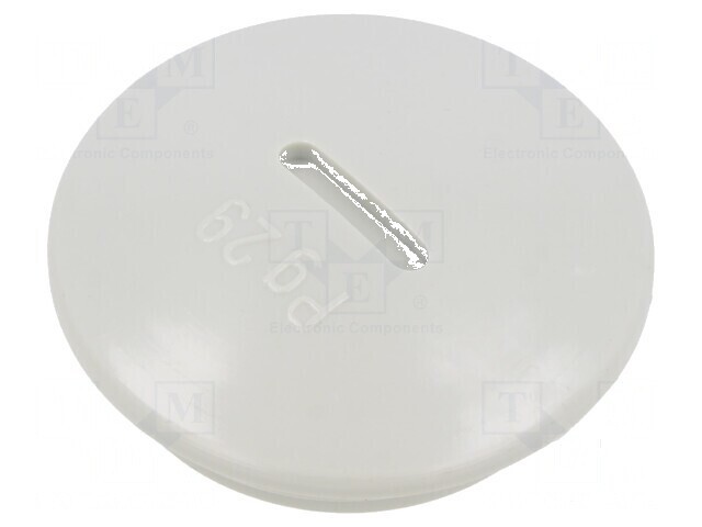 Capac de protecție PG29 polistiren gri deschis 8mm