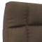 Scaun de podea pliabil, maro, material textil - 6