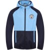 Manchester City geacă de bărbați cu glugă Shower navy - S