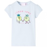 Tricou pentru copii, albastru deschis, 128