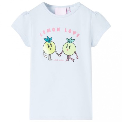 Tricou pentru copii, albastru deschis, 128 foto