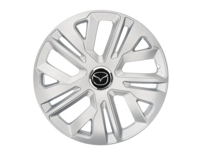 Set 4 capace roti 14``Raven Gri, Compatibile cu Mazda foto