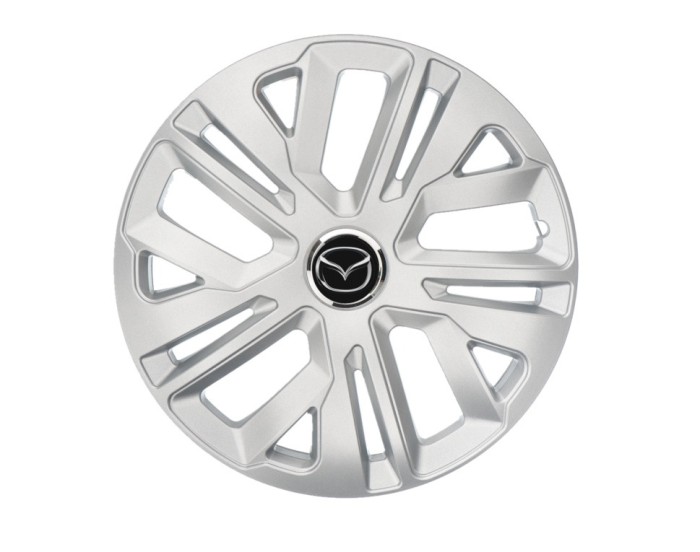 Set 4 capace roti 14``Raven Gri, Compatibile cu Mazda