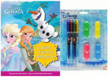 Set carte + jucărie - Disney Highlighter &amp;amp; Gel Pen
