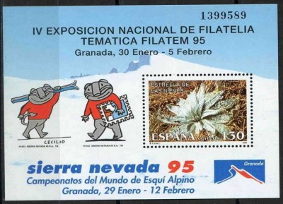 C965 - Spania 1995 - Filatelie bloc nestampilat MNH foto