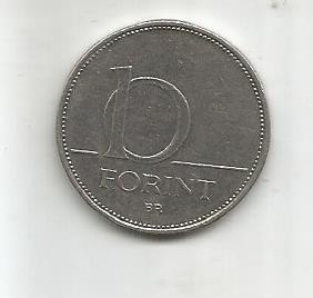 No(4) moneda- UNGARIA- 10 FORINT 2003 foto