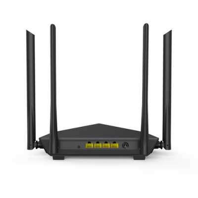 Router WiFi 5 (802.11ac) DualBand 2.4/5GHz, 300+867Mbps, 4x6dBi, 4 porturi Gigabit - TENDA TND-AC10-V30 SafetyGuard Surveillance foto