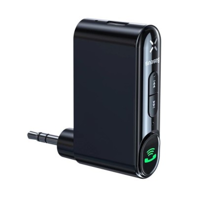 Transmitator Aux, Bluetooth, 145mAh, Micro-USB - Baseus BSBA-02 (WXQY010001) - Black foto