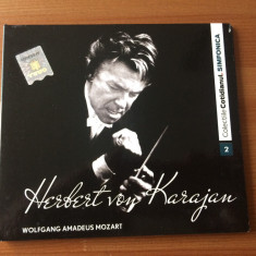 Herbert von Karajan W.A. Mozart CD disc muzica clasica Cotidianul simfonica VG+