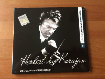 Herbert von Karajan W.A. Mozart CD disc muzica clasica Cotidianul simfonica VG+ foto