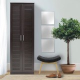 Cumpara ieftin Pantofar Sante Pakketo, sonoma - maro - nuc - alb - antracit, 60x37x183 cm