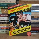 ERNEST HEMINGWAY - CINCIZECI DE BATRANE ( BENZI DESENATE DE NICU RUSSU ) , EDITURA STADION *