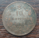 (M1088) MONEDA ITALIA - 10 CENTESIMI 1867, LIT. N, MONETARIA NAPOLI