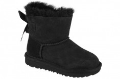 Cizme de iarna UGG Mini Bailey Bow II Kids 1017397T-BLK negru foto