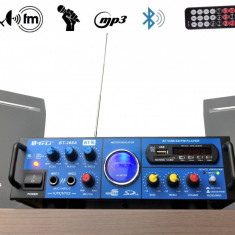 Statie Bluetooth 80W, Amplificator boxe pasive BT-288, USB, Radio