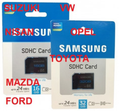 SDHC Samsung Koreea ,CID care se schimba Navigatii VW Ford Toyota Suzuki Opel foto